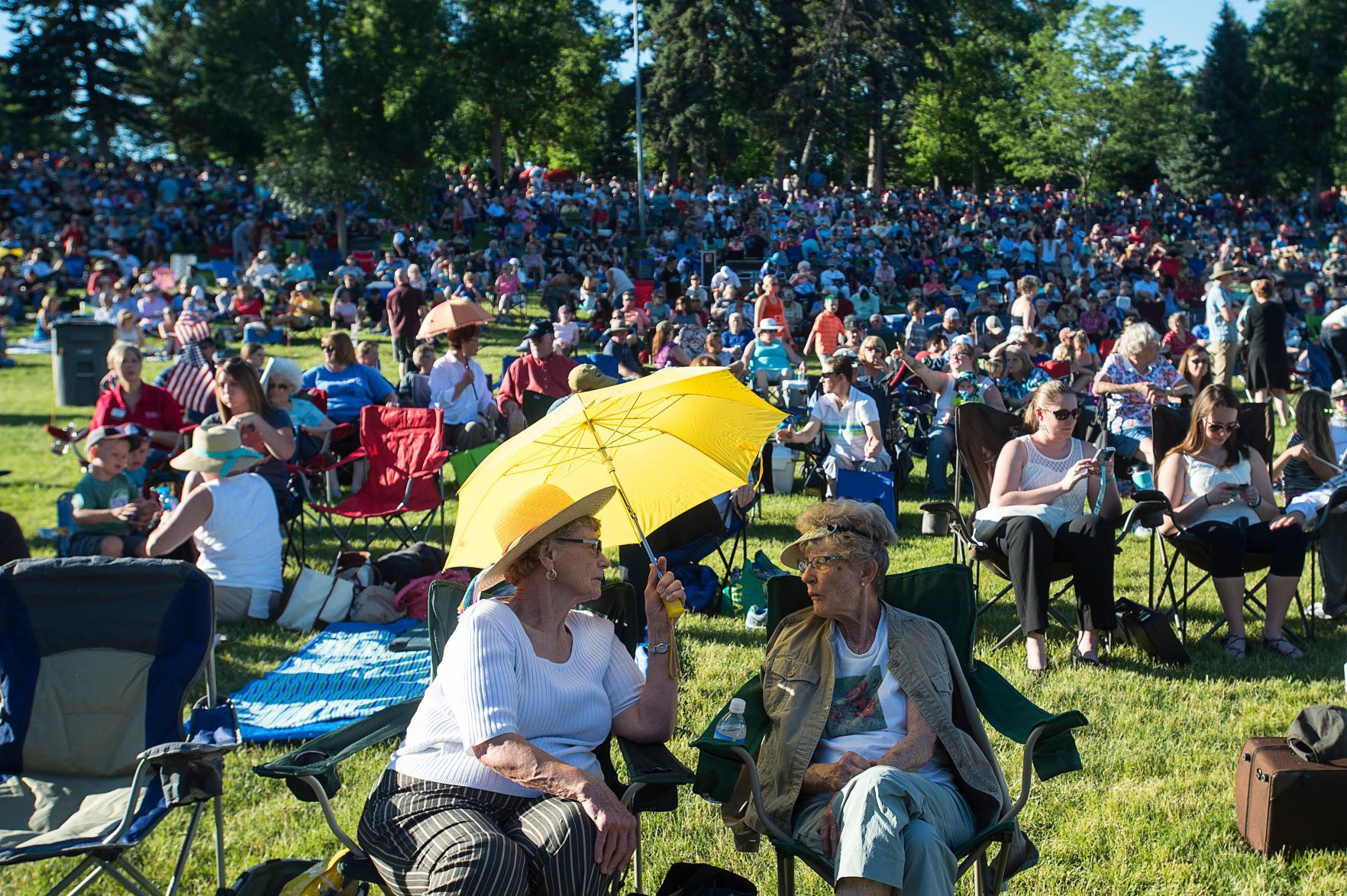 Symphony in the Park crowd